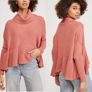 Free People | Layer Cake Peplum Sweater